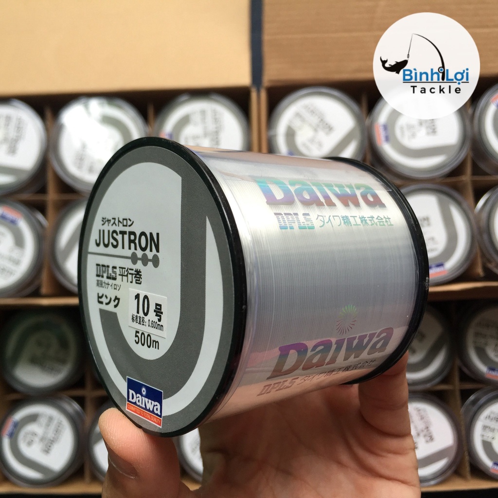 Cước Câu Cá Siêu Bền Daiwa Justron Dài 500m