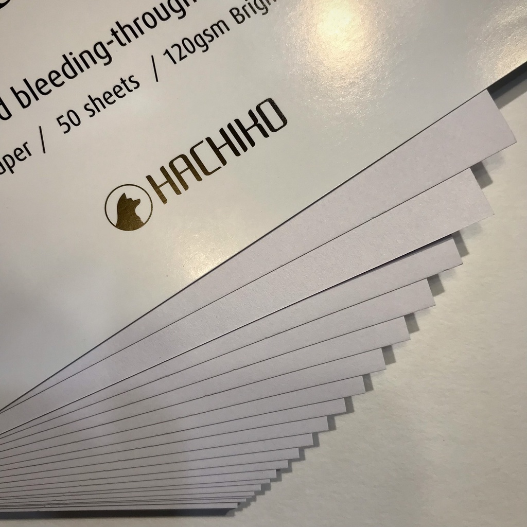 - TẬP 50 TỜ Giấy viết CALLIGRAPHY và vẽ MANGA