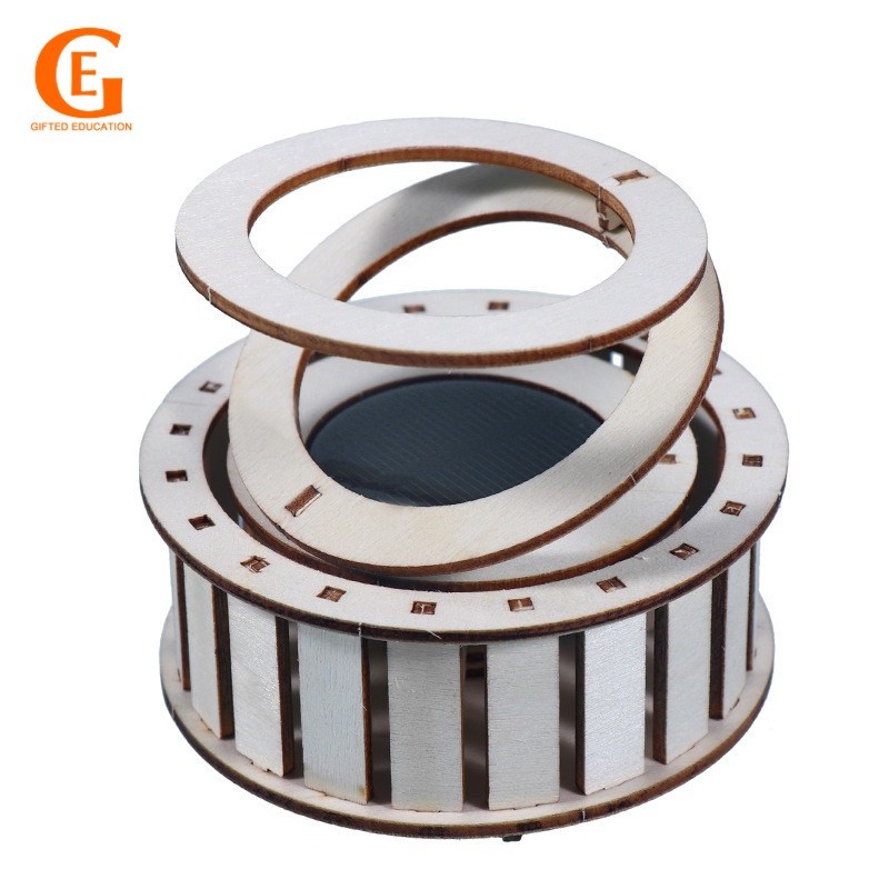 Đồ Chơi Lắp Ráp Mô Hình Xe Hơi Bằng Gỗ Sử Dụng Năng Lượng Mặt Trời DIY