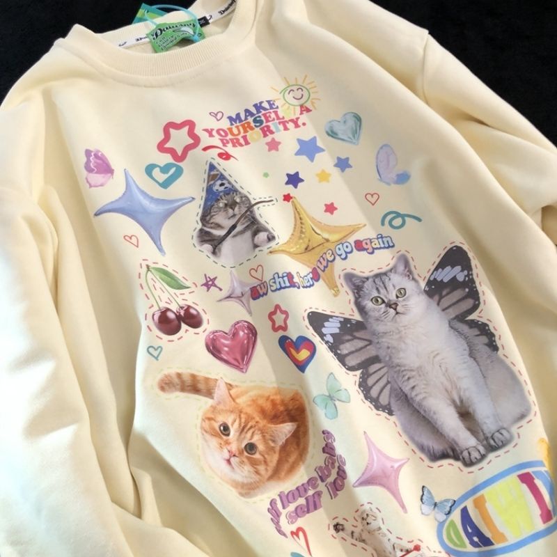 Áo sweater mèo Daiwing