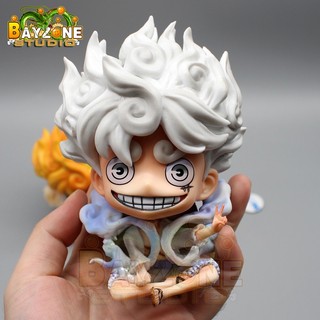 Mô hình chibi luffy gear 5 chất chất - mô hình one piece