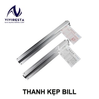 Thanh kẹp bill, thanh kẹp giấy order nhà hàng bằng nhôm ảnh thật chính chủ shop chụp