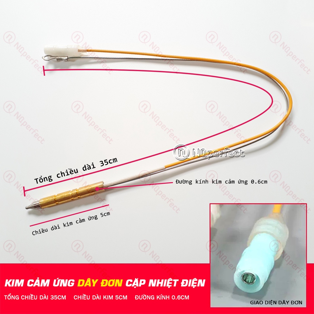 Dây kim cảm ứng nhiệt bếp gas đóng ngắt ga tự động an toàn chính hãng [MẪU ĐẶC BIỆT 02]