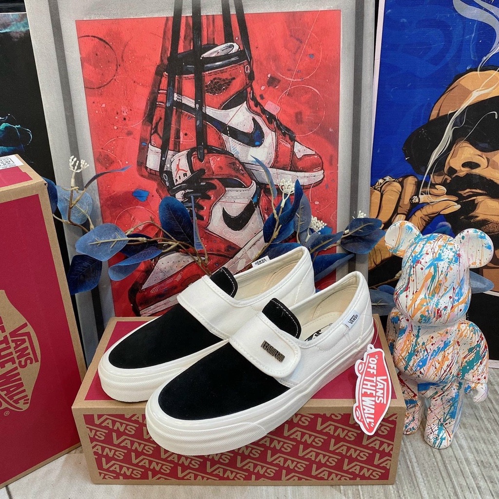 Giày thể thao nam nữ Vans F.O.G Black and White hot trend 2022, hàng đẹp mẫu mới lót da