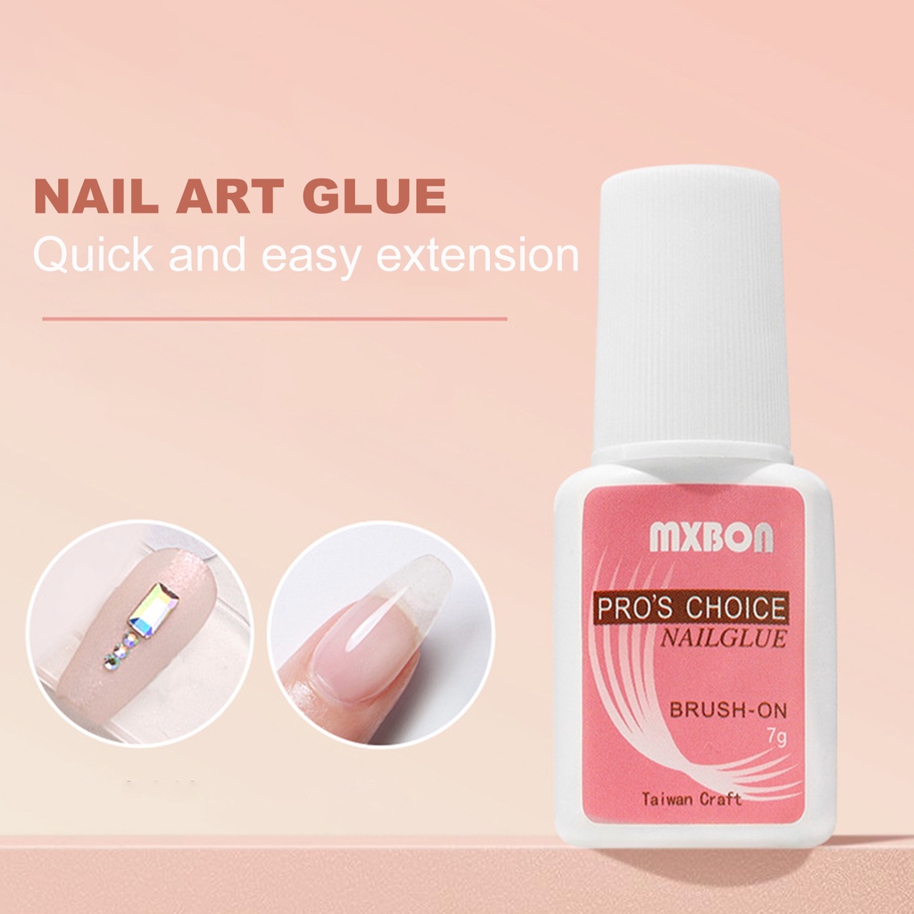 Keo Dán Móng Tay 7g Dạng Lỏng Nhanh Khô Chắc Chắn Không Mùi Tiện Dụng