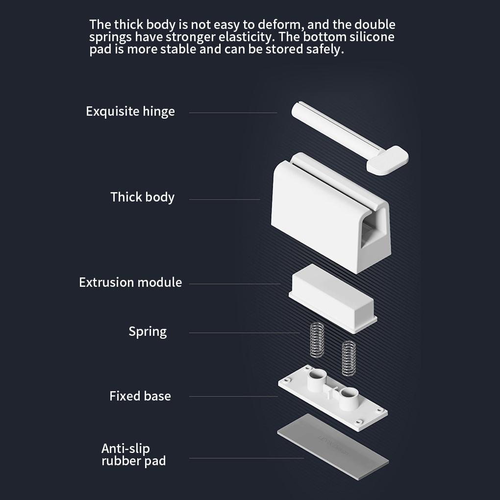 Dụng Cụ Nặn Kem Đánh Răng Bằng Nhựa Chống Trượt Tiện Dụng Cho Nhà Tắm