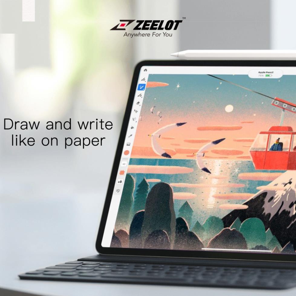 Miếng dán cường lực Zeelot Paper Like cho dòng iPad series - Masta CHÍNH HÃNG