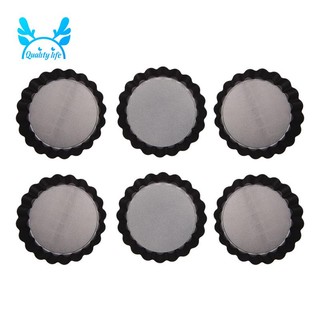 Quiche bộ 6 khuôn làm bánh tart tart mini đáy rời có thể tháo rời