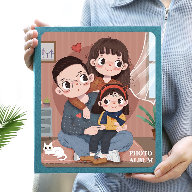 Album ảnh dung lượng 200 ảnh size 9x12cm lưu trữ kỷ niệm, quà tặng người thân yêu, người yêu, gia đình