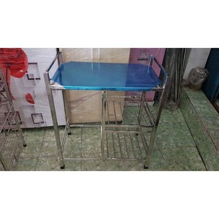 Kệ bếp gas đôi inox 201