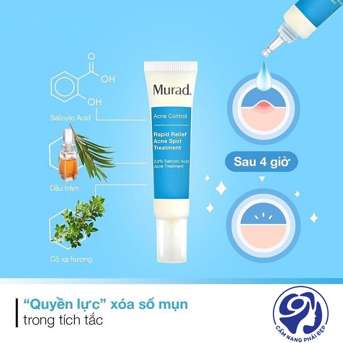 Gel chấm mụn Murad Rapid Relief Acne Spot Treatment 15ml