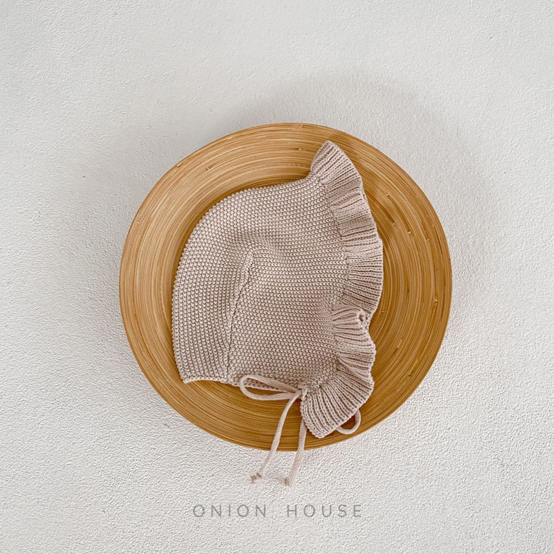 Nón len be bèo bé gái