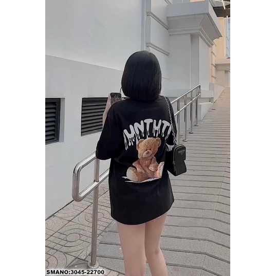 🌟 Áo thun ngắn tay Teddy gấu logo da xịn mịn, chất đẹp, logo đẹp, full tag mác, full size S-XL, áo phông nam phong cách
