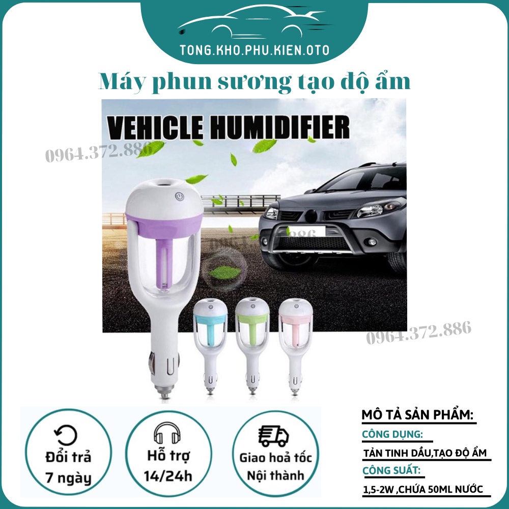 Máy phun sương tạo độ ẩm xe ô tô