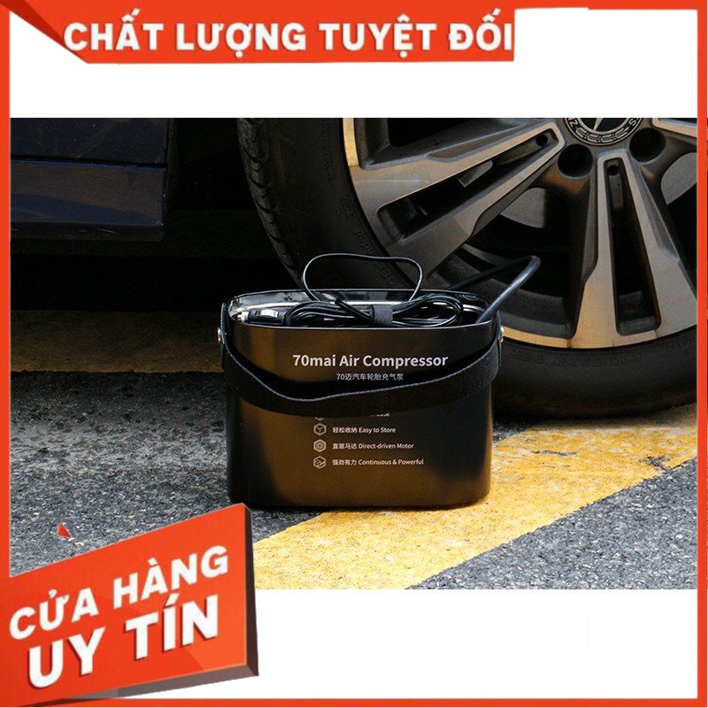 Máy bơm lốp Ô tô tự động Xiaomi 70mai Midrive TP01 .