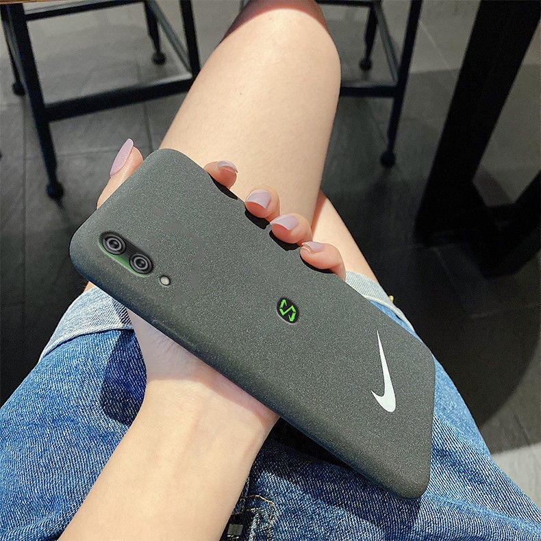 Ốp Điện Thoại Silicon Mềm Màu Đen Nhám Hình Cá Mập Cho Xiaomi Black Shark 2 2pro Matte Black Shark 4 Little Red Book Black Shark 3s 3Pro
