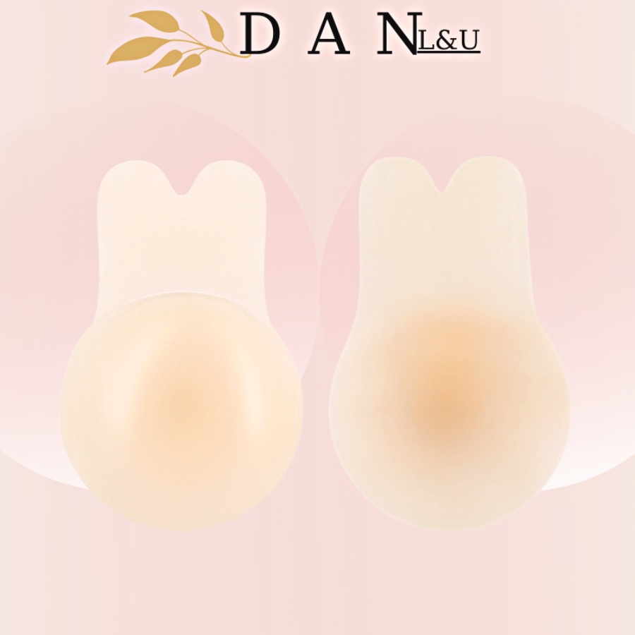 Miếng Dán Ti Silicon Tai Thỏ Tạo Khe Chống Xệ Tạo Quả Ngực Tròn DAN L&amp;U 2010