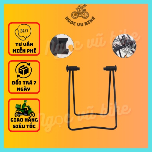 Giá sửa xe đạp giá cân vành chân chống xe đạp chữ U thép sơn tĩnh điện
