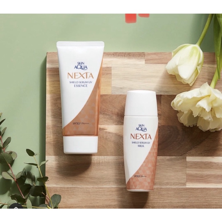 Kem chống nắng Skin Aqua Super Moisture//Nexta Serum UV Essence