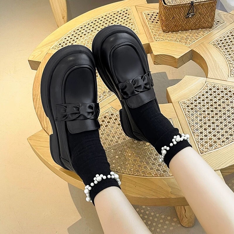 Giày búp bê nữ Đế Xuồng Dây TẾT độn đế Cao Cấp