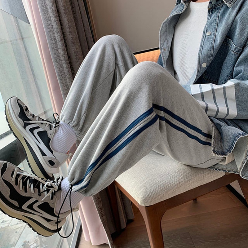 NRVP Quần Thể Thao Dài Dáng Rộng Phong Cách Thời Trang Hàn Quốc