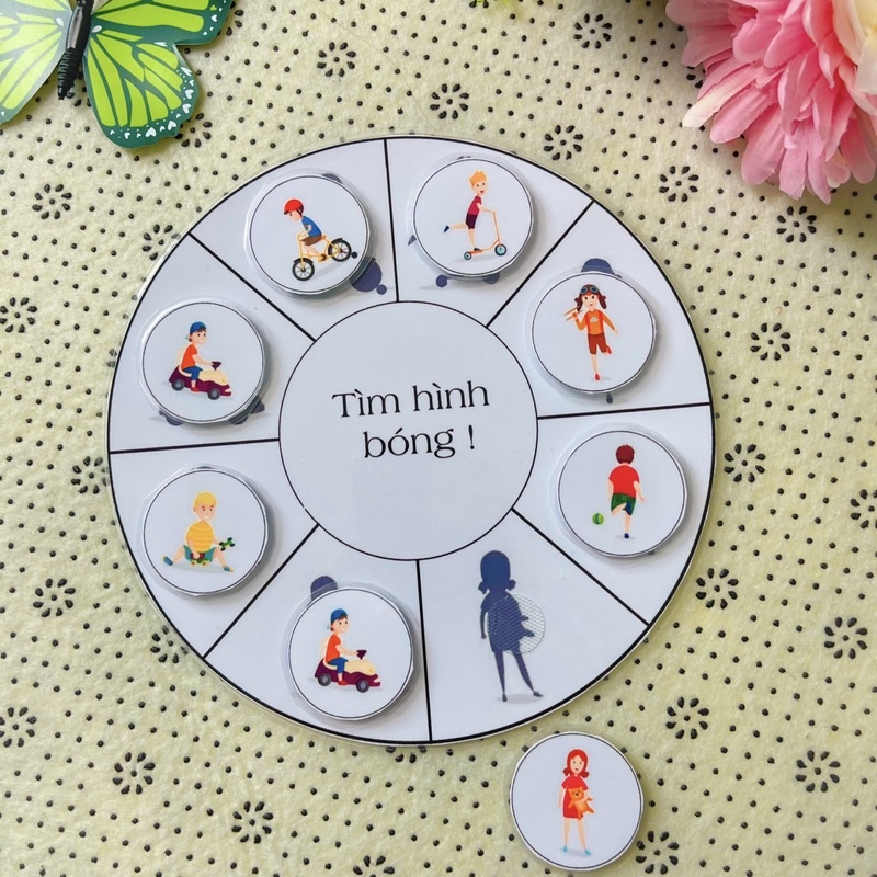 Học liệu Hình tròn tư duy, giúp bé phát triển tư duy logic