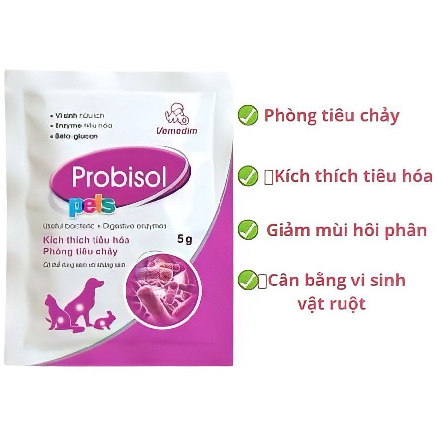 MEN TIÊU HÓA PROBISOL CHO CHÓ MÈO GÓI 5GR