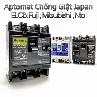 Aptomat Chống Giật  2 Pha- ELCB 20A~100A Japan/Korea ( Mới 80-95%)
