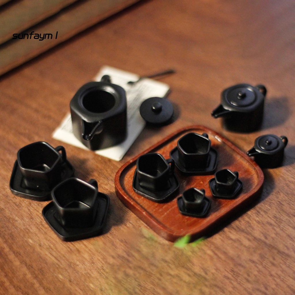 1 Bộ Ấm Tách Trà Đồ Chơi Búp Bê Nhỏ Gọn