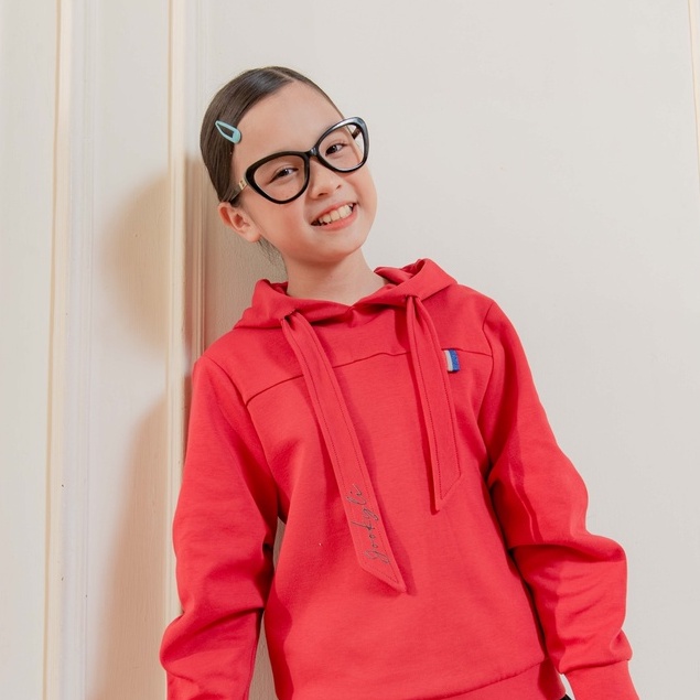 Áo nỉ Hoodie JOOKYLI bé gái bo gấu 58G1035