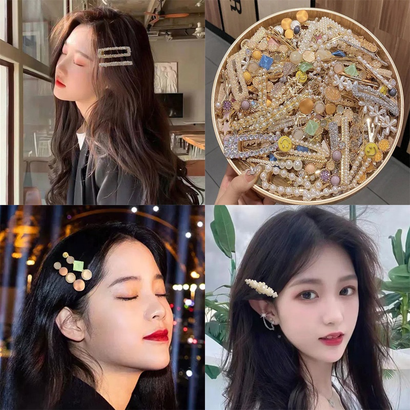 Bộ Kẹp Tóc Nhiều Món Đơn Giản Thời Trang 2022 Dành Cho Bạn Gái