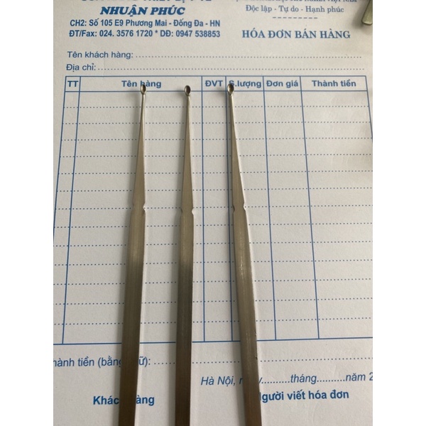 Thìa lấy ráy tai Inox