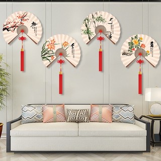 Decal Dán Tường mẫu Quạt 3d dán phòng khách