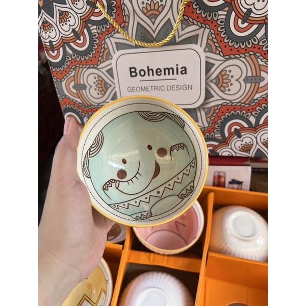🥣🥢 SET BÁT KÈM ĐŨA BOHEMIA 🥣🥢