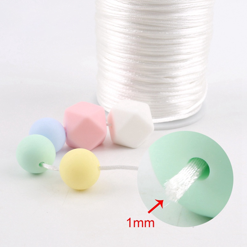 Cuộn dây MAMIMAMIHOME nylon lụa satin nhiều màu làm đồ chơi gặm nướu cho bé diy