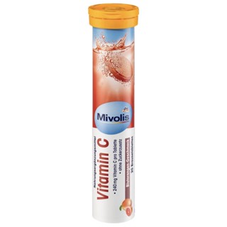 (DATE MỚI) C sủi Đức bổ sung vitamin KHÔNG ĐƯỜNG Mivolis Multivitamin 20viên #MadeinGermany