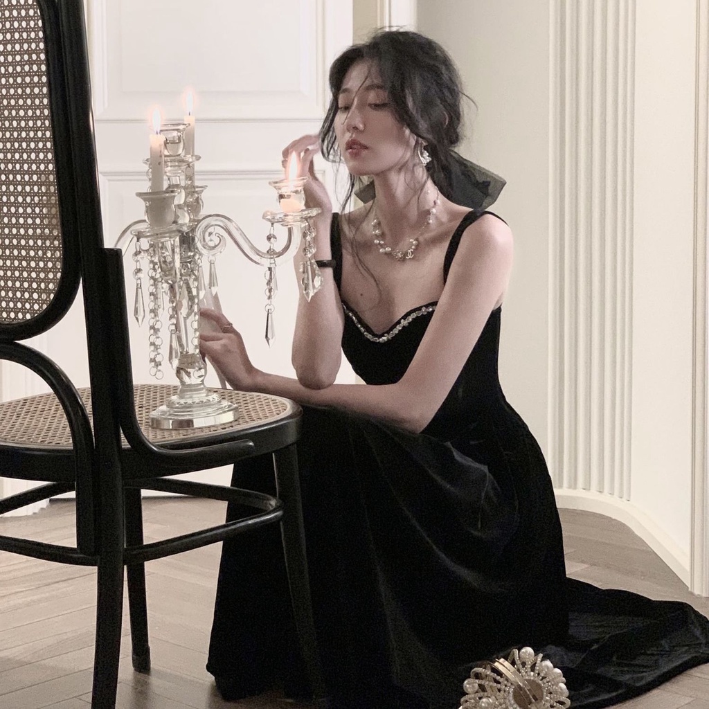 Áo Nhung Tay Dài Dáng Ôm Phong Cách Thời Trang Thu Đông 2022 Mi