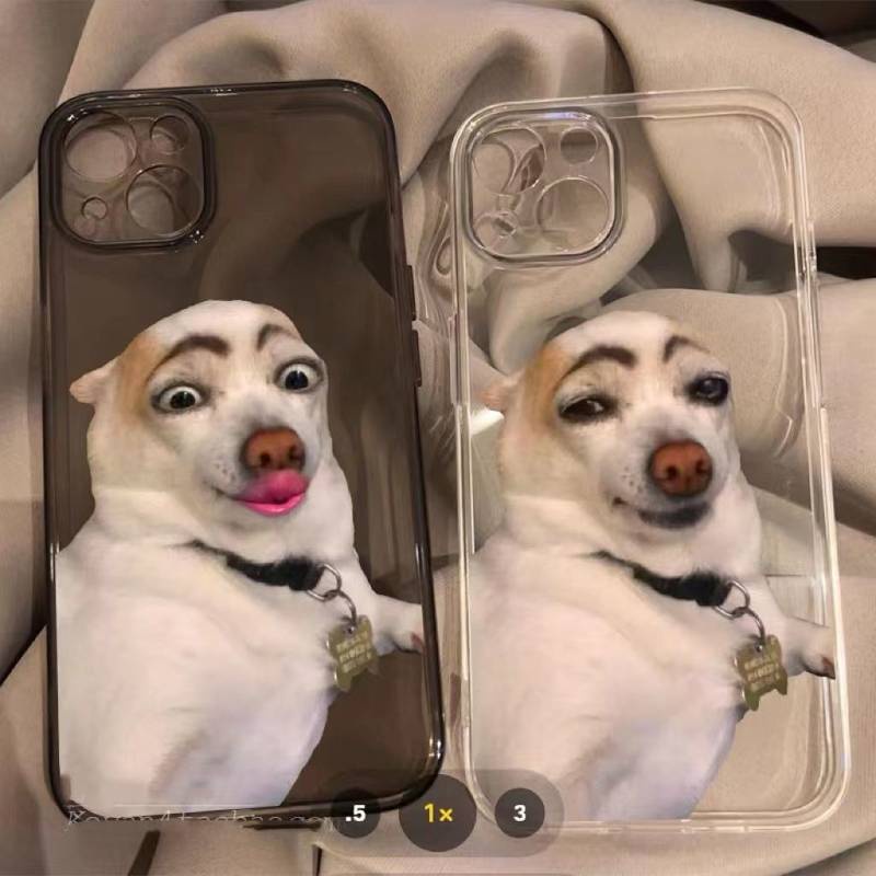 Cartoon Dog XR Full Cover Transparent Apple 11 Phone Case Couple Funny  Iphone12/13promax Trendy I7p xAOw | Shopee Việt Nam