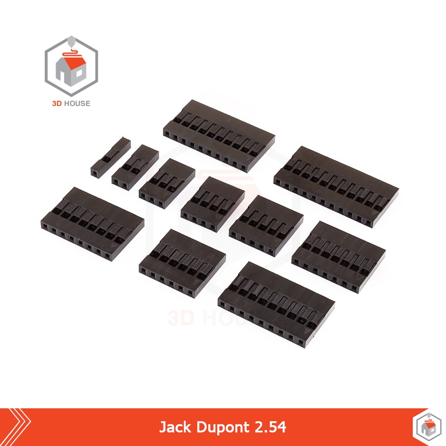Vỏ Jack Dupont 2.54 2-8 Pin