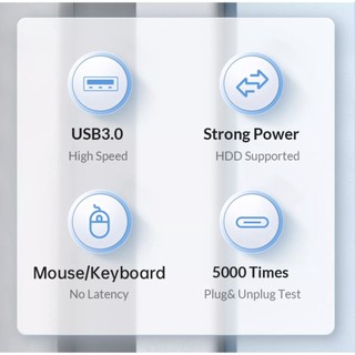 Hub Orico Chia Type C 3.0  ra 4 USB 3.0