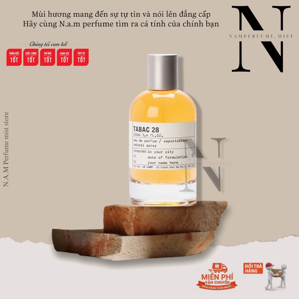 l e l a b o - Tabac 28 EDP | Nước hoa unisex | Phong Cách và Cá Tính