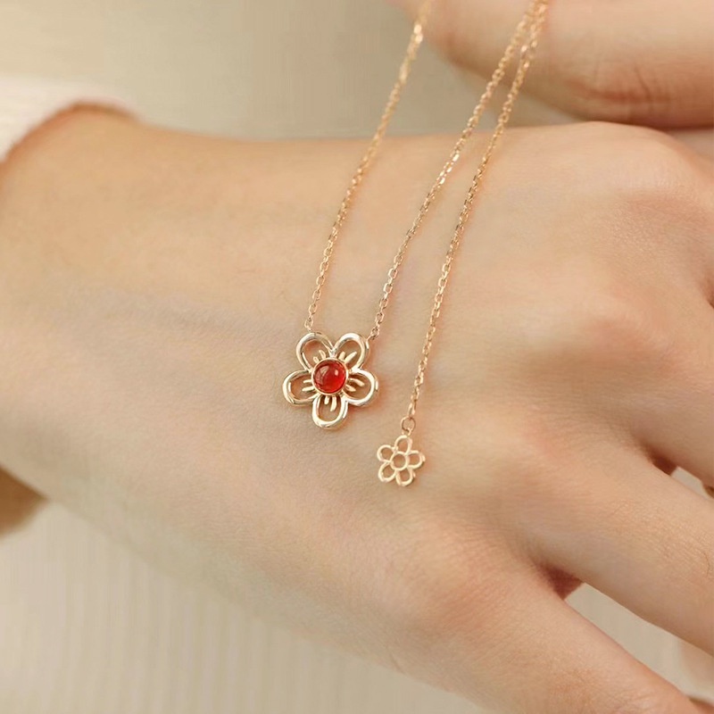 Vòng cổ Mã Não Tự Nhiên Cao Cấp Sang Trọng