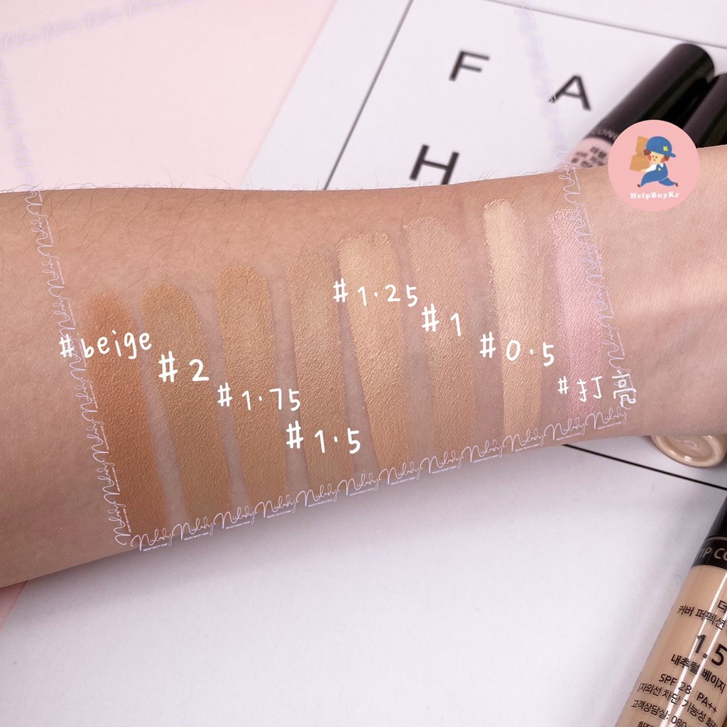 Che khuyết điểm The Saem Cover Perfection Tip Concealer 6.5g SPF28 PA++