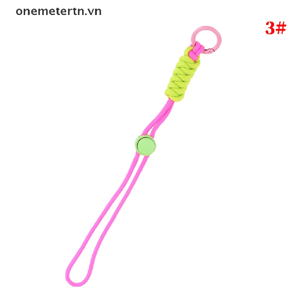 Onemetertn Dây Treo Điện Thoại Màu Huỳnh Quang Độc Đáo Trang Trí Túi Xách / Móc Khóa