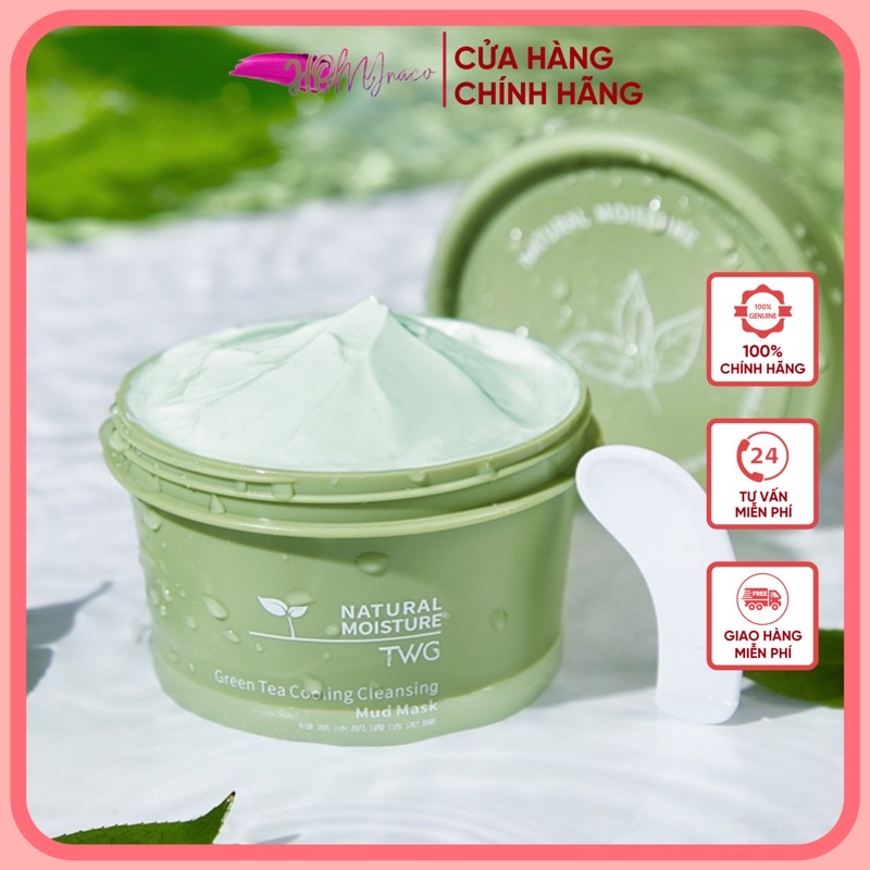 Mặt nạ đất sét/ trà xanh MAIGOOLE cho da mụn ẩn, đầu đen, cám