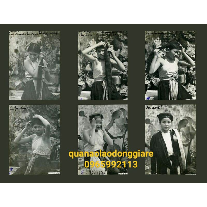 Khăn vấn tóc,  khăn chít đầu bà già