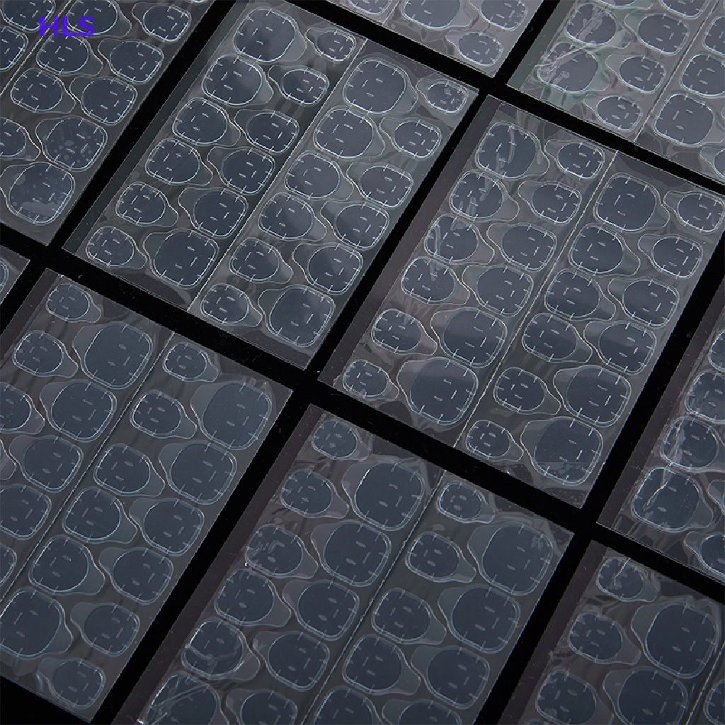 Set 1 / 10 Miếng Dán Nối Dài Móng Hai Mặt Trong Suốt Tự Dính