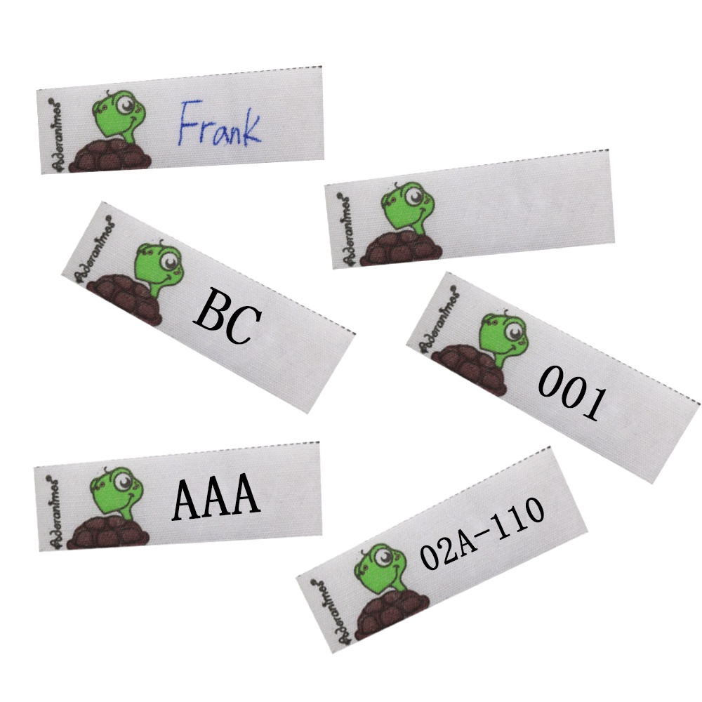 Set 100 Nhãn Dán Ủi Quần Áo Hình Động Vật Dễ Thương