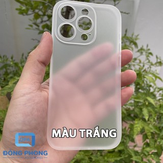 Combo 2 Ốp Lưng Trong Nhám Unibody iPhone 14 Pro Siêu Mỏng