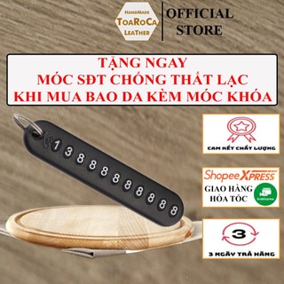 Móc Khóa Số Điện Thoại Toaraca chống thất lạc cho ô tô xe máy,nhiều dãy số,có kèm khoen treo